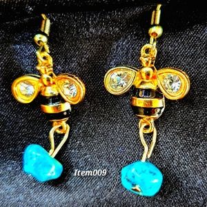 Bumblebee Charm Earrings